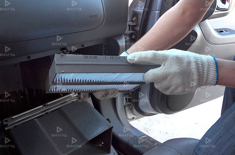 Замена салонного фильтра Mitsubishi Asx