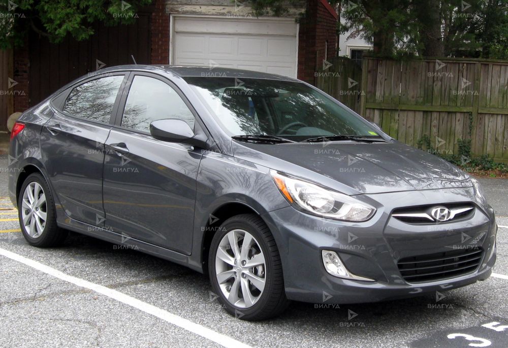 Замена втулок стабилизатора Hyundai Accent